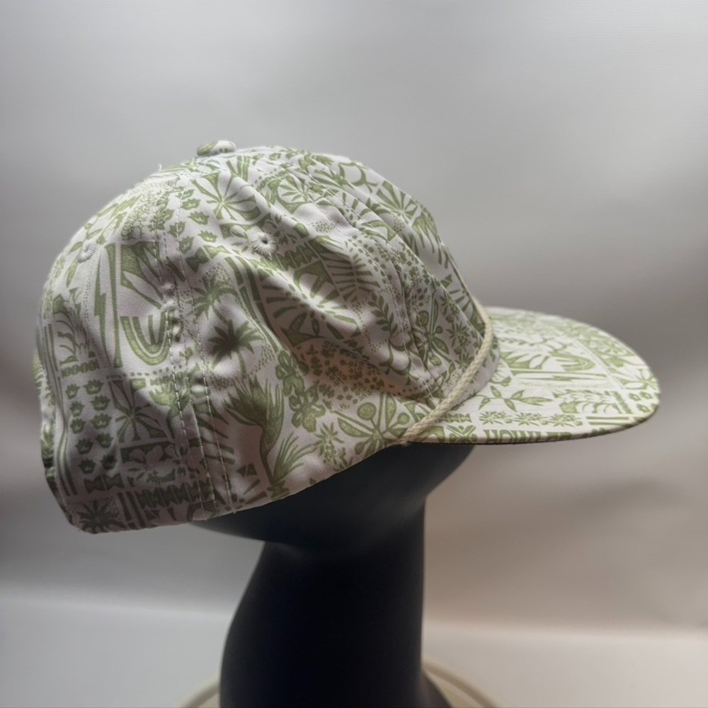 Howler Brothers South Seas Snapback Hat Tropical Plants White/Green One Size - Picture 2 of 6